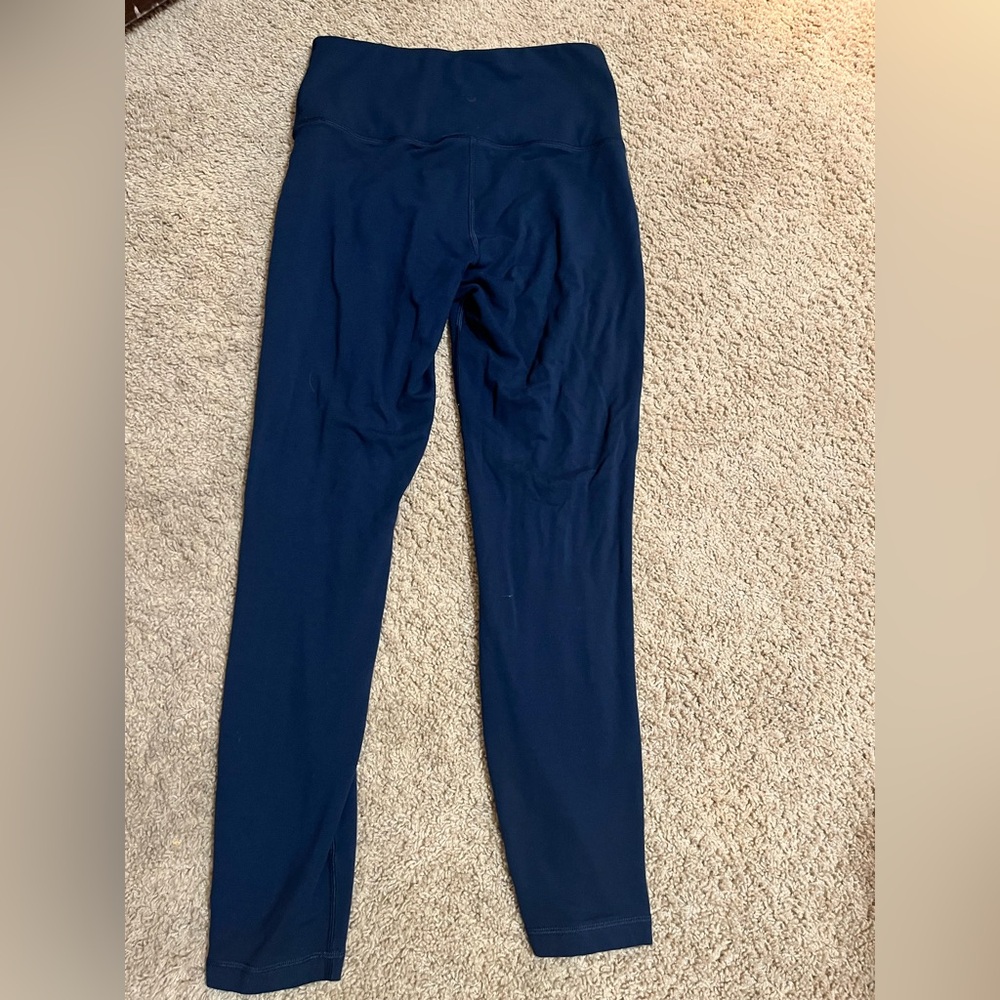 Lululemon Wunder Lounge Super High Rise Navy Tight 28” - Picture 8 of 10